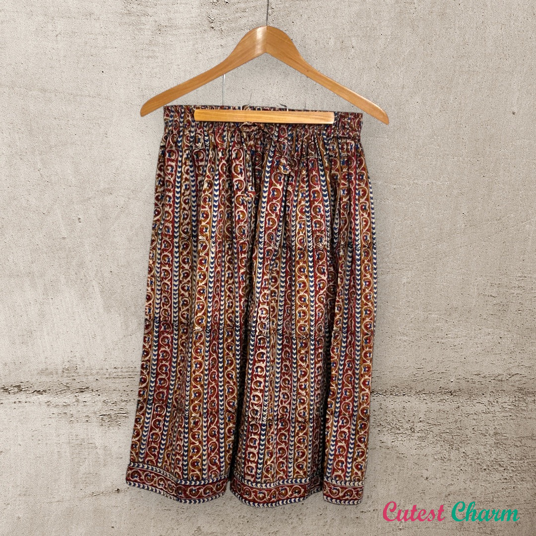 Brown printed Pant