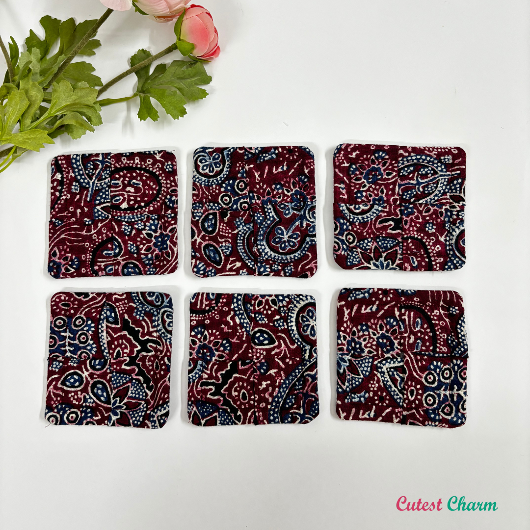 Fabric Coaster Set of 6