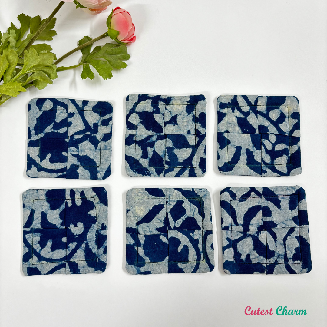 Fabric Coaster Set of 6