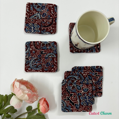 Fabric Coaster Set of 6