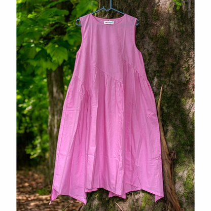 Pink cotton candy free size dress