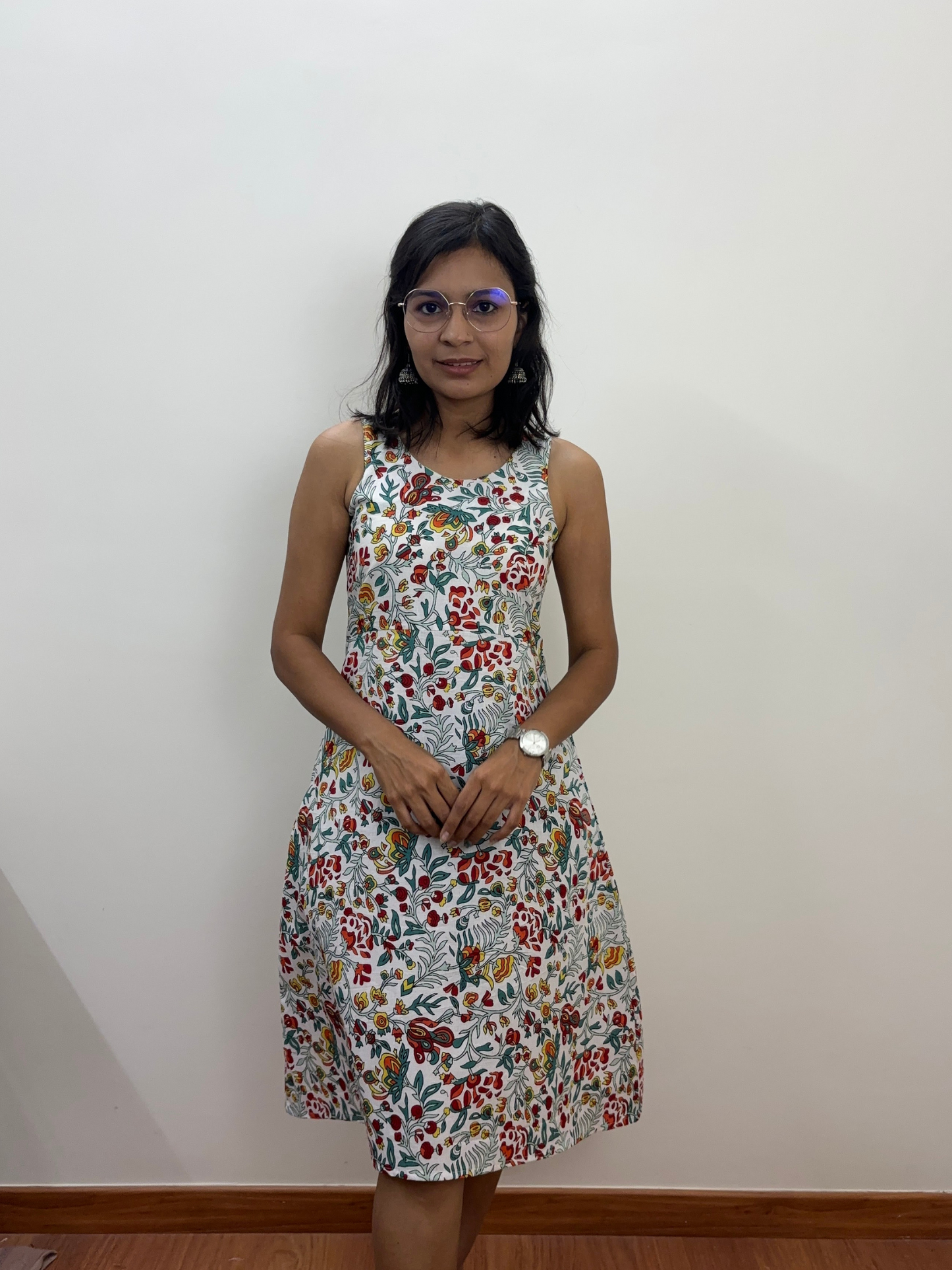 White Floral Titli Dress